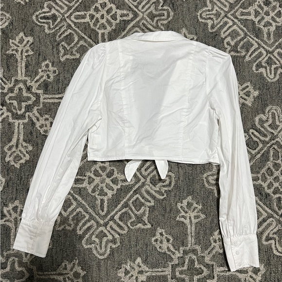 Kookai White Monaco Knot Shirt - Picture 5 of 7